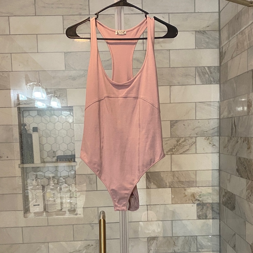 Purple Racerback Bodysuit